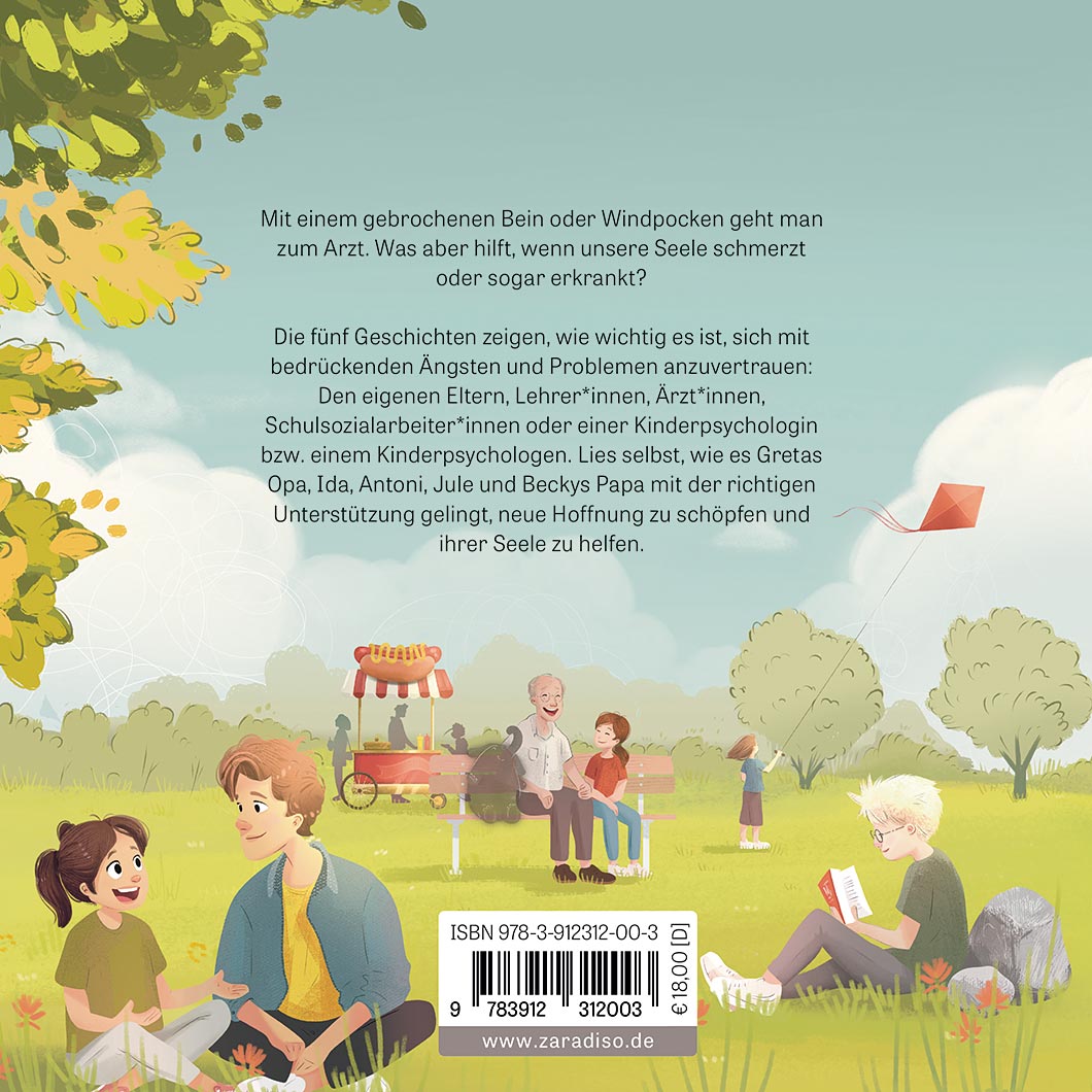 Hardcover "Wenn unsere Seele Hilfe braucht": Letzte Umschlagseite