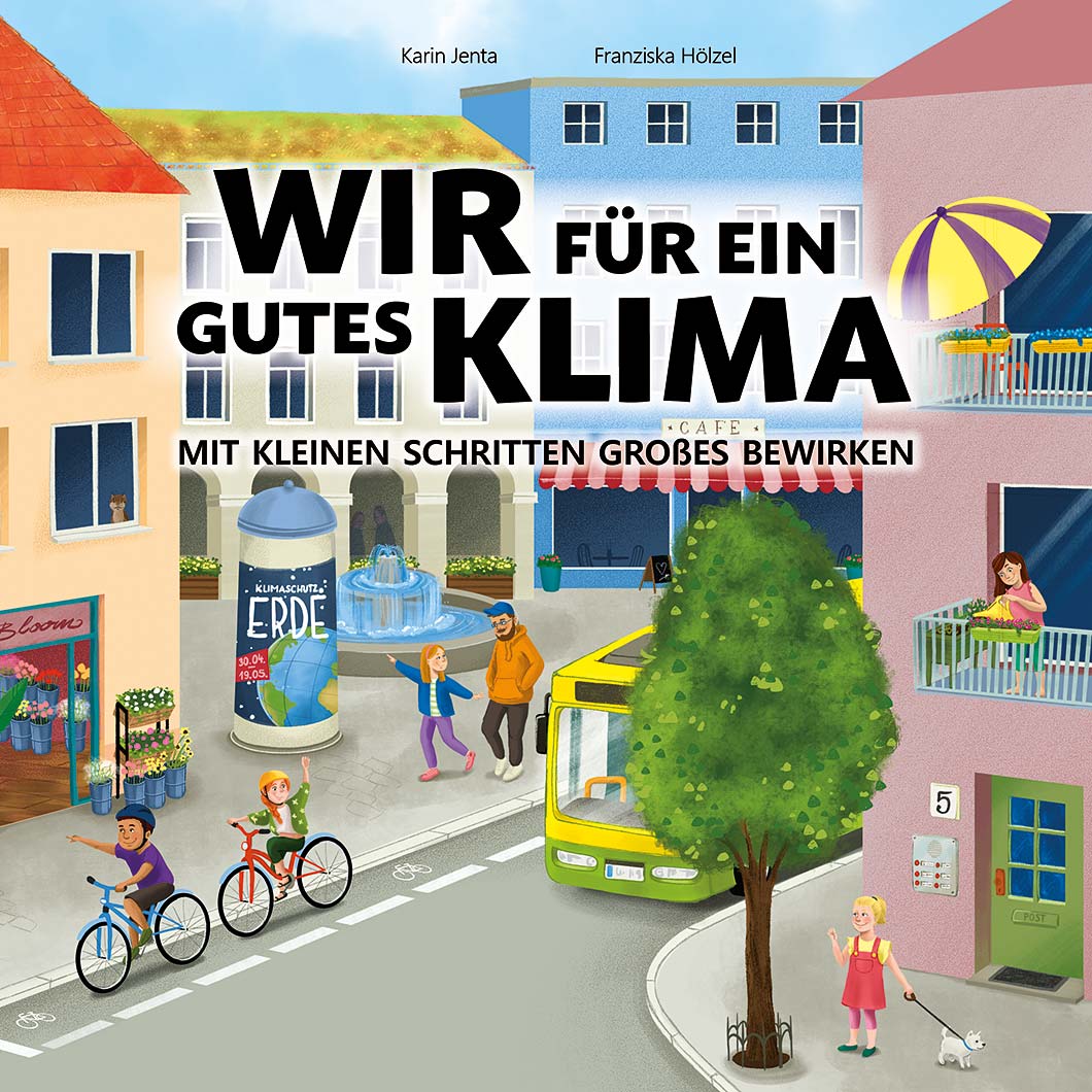 Bilderbuchbroschüre "Wir für ein gutes Klima": Titel