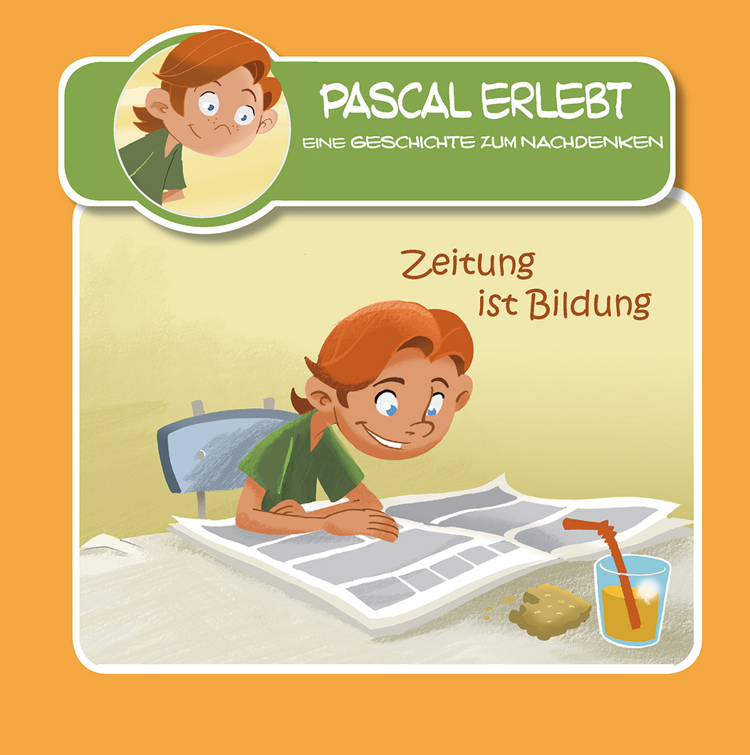Pascal erlebt -  Zeitung ist Bildung: Titelseite