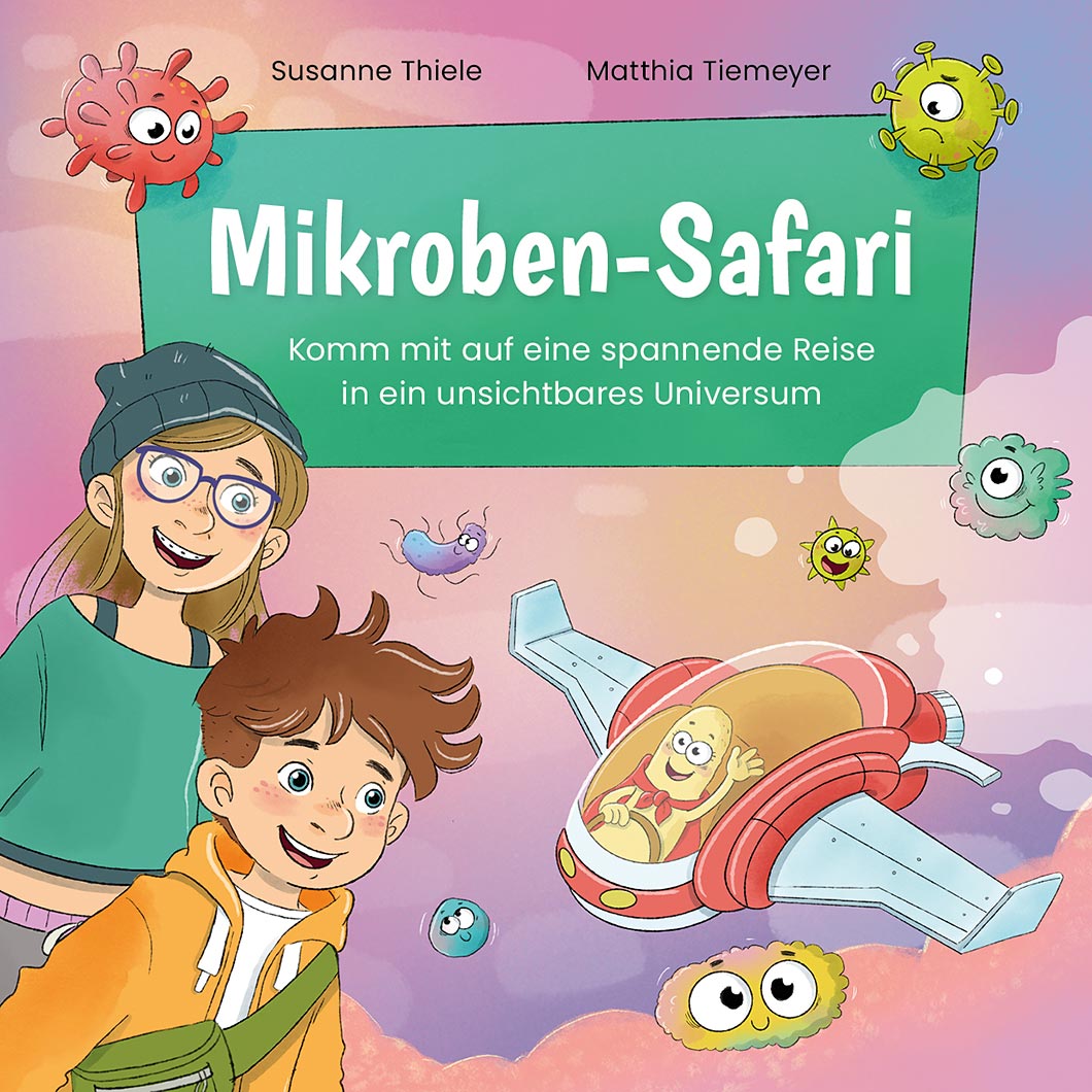 Bilderbuchbroschüre "Mikroben-Safari": Titel