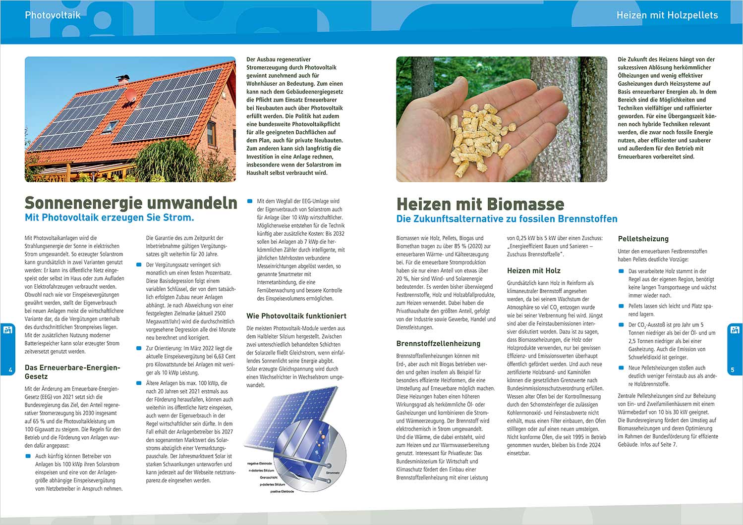 Erneuerbare Energien für den Haushalt: Seiten 4-5