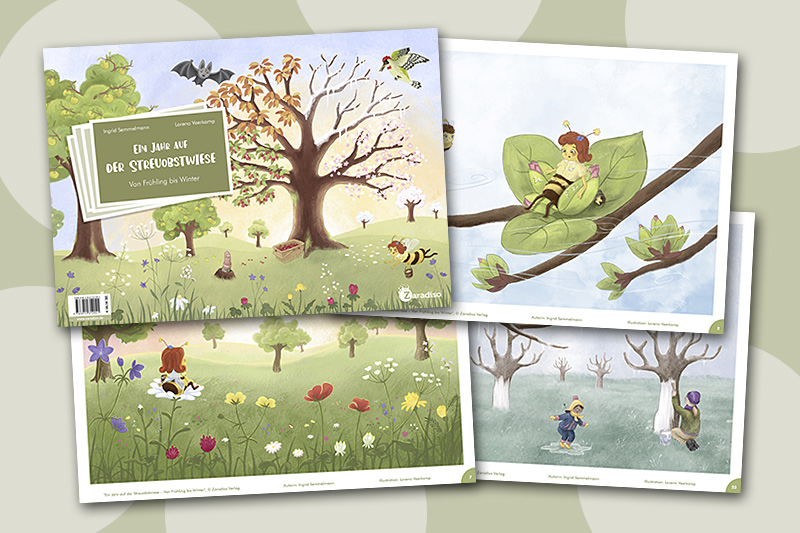 Bildkartenset "Ein Jahr auf der Streuobstwiese"