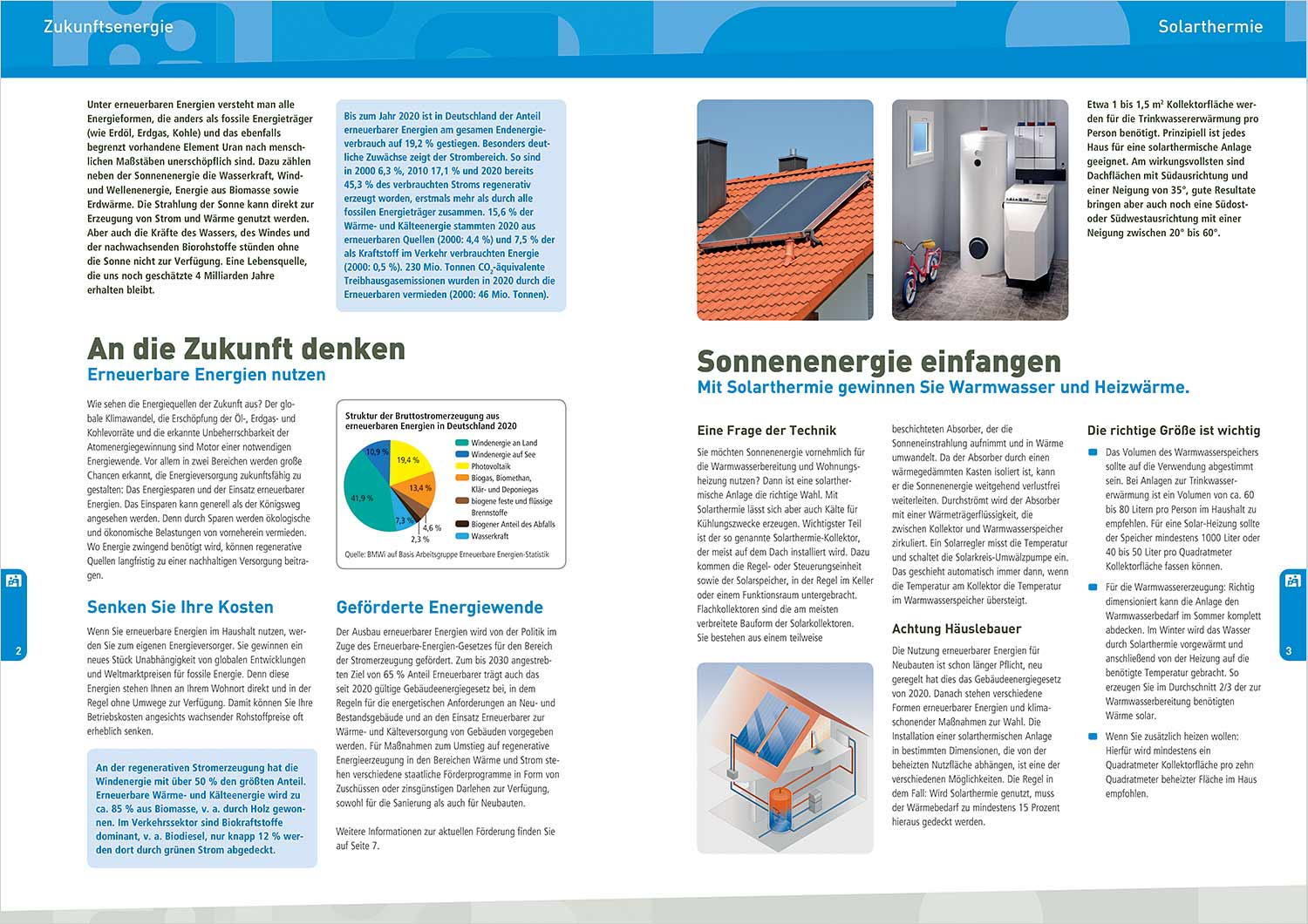 Erneuerbare Energien für den Haushalt: Seiten 2-3