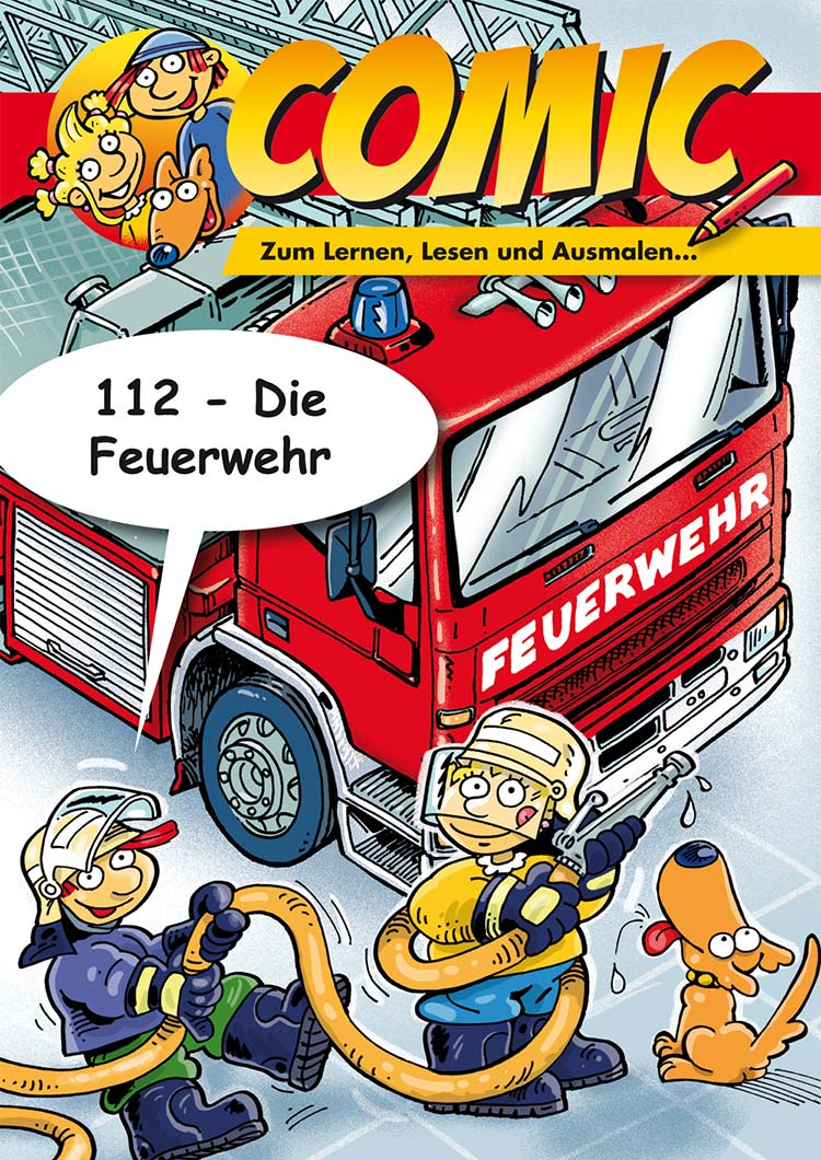 112 - Die Feuerwehr: Titelseite